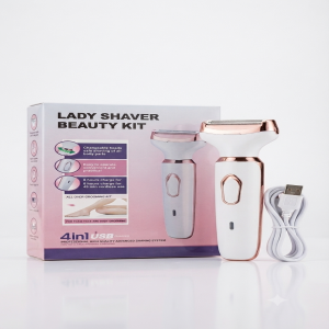 4-in-1 Lady Shaver Beauty Kit – Professional Rechargeable Electric Shaving System