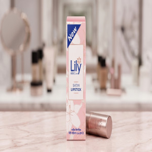 Premium Lily Satin Finish Smooth Lipstick for All Skin Tones 3.9g