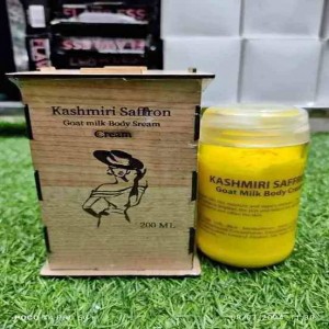 Kashmiri Saffron Goat Milk Body Cream 200ml