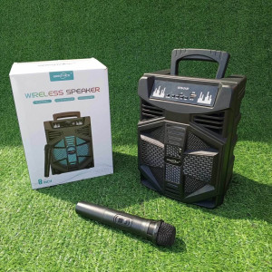 8 inchi SPEAKER BLUETOOTH  GTS-2137 With MICROPHONE- LED lights 