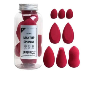 7Pc/Set Makeup Sponge Different Sizes Cosmetic Puff Face Foundation Powder Cream Concealer Beauty Egg Women Make Up Blender Tool