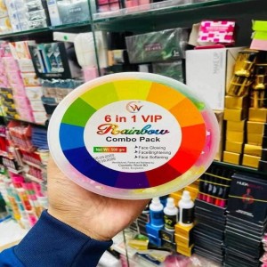 6 in 1 Vip Rainbow Combo Face Pack - 500 gm