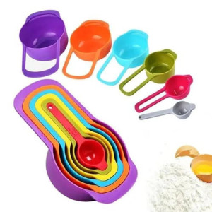 6Pcs set Multi Color Measurement Cup