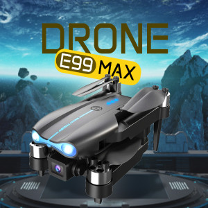 New E99 MAX EVO Drone With Brushless Motor, Dual Battery HD