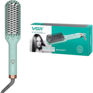 VGR V-592 Hair Straightener Hot Comb and Brush for Women