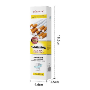 Strong Tea Tobacco Stain Remover Toothpaste Dentist Recommended for Smokers Vegan Certified Smokers Anti-Yellowing Toothpaste