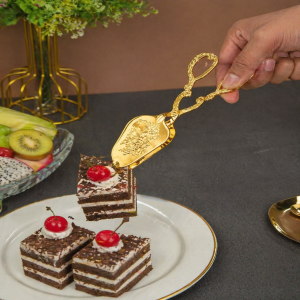 Gold-Plated Vintage Fruit Salad/Cake Clip