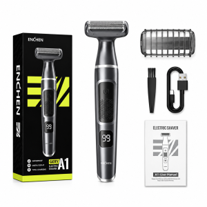 ENCHEN A1 Electric Shaver – Waterproof Grooming Tool with Digital Display