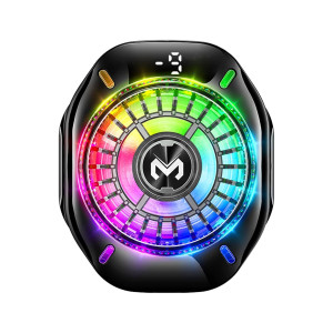 Cubonic CX10 Mobile Cooling Fan 3 Style RGB(Pro Model) 2 Speed Gear(Icing-AI) LED Temperature Display Magnetic and Clip Rapid Icing Phone Cooler