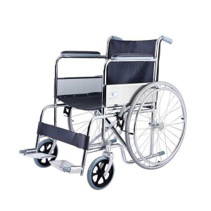 Wheel Chair KY809 -Black & Silver