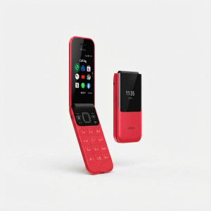 Nokia 2720 Classic Flip Mobile Phone - 1500 mAh Battery