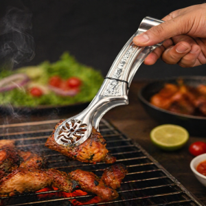Stainless Steel BBQ Japanese Kitchen Tong/Chimta