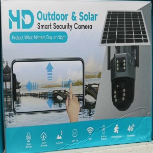 HD Outdoor Solar Smart Security Camera Double Lense