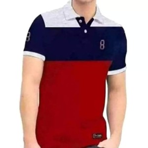 Men's Solid Half Sleeve polo Shirt-12