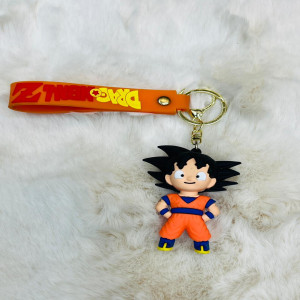 Anime Dragon Ball Keychain Fashion Jewelry Son Goku Vegeta Piccolo Action Figures 8CM PVC Key Ring for Men Women Bag Pendant