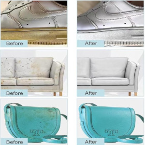 Multi-functional Cleaning Cream/White Shoe Cleaning Cream with Sponge Applicator/Canvas and Leather Shoes, White Shoes Cleaning (400g)