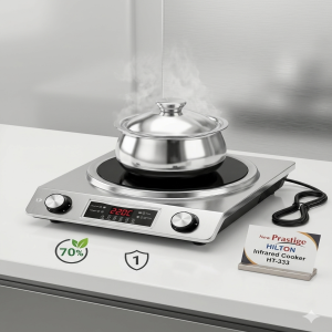 New Prastige Hilton 2500W Heavy Duty Infrared Cooker - Model HT-333