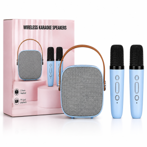 Wireless Karaoke Speaker with Wireless Microphone – TF Card & 3.5mm Support