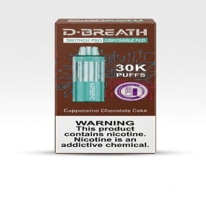 D-BREATH Switch Pro (Cappuccino Chocolate Cake) 30000 Puff Liquid
