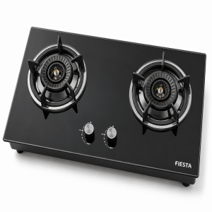 FIESTA H9T Table Top Gas Stove 2 Burner Black