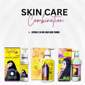 Zafran 3 in one hair care combo