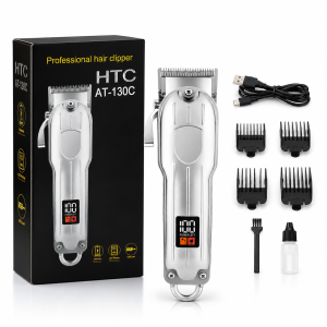 HTC AT-130C Professional Hair Clipper USB Rechargeable Hair Trimmer