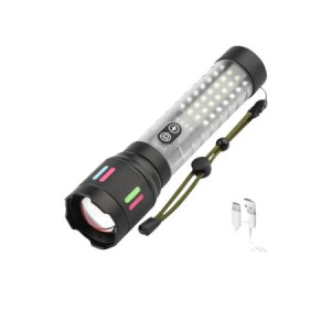 Geepas GFL-2039 Rechargeable LED Zoom Torch Light