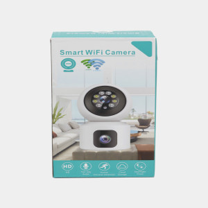 WIFI Camera 360° View Rotatable HD IP Home Security CCTV Smart Camera Mini WIFI Wireless Night Vision Two Way Audio Motion Detection SD Card Slot V380 White low price camera
