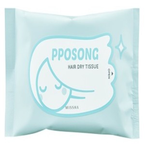 Missha pposong hair dry tissue