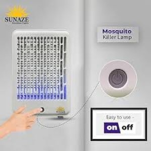 Sunaze Electric Mosquito Killer Lamp & Rechargeable Bug Zapper Insect Killer Trap for Outdoor