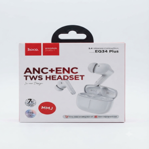 Hoco EQ34 Plus TWS Wireless Headset – ANC+ENC Technology