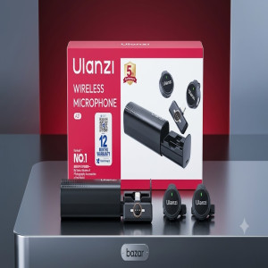 Ulanzi A21 Wireless Microphone - Professional Noise Cancelling Mic for Smartphones