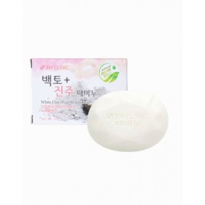 Collagen white clay+pearl beauty soap