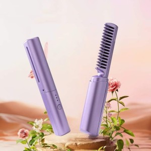Wireless Hair Straightener brush