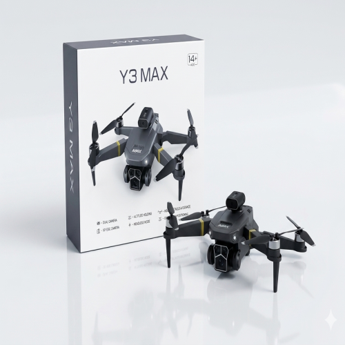 Y3 MAX Foldable RC Drone with 4K Dual Camera and Obstacle Avoidance | Products | B Bazar | A Big Online Market Place and Reseller Platform in Bangladesh