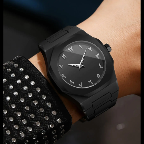 Aura Arabic Men's Quartz Watch Black | Products | B Bazar | A Big Online Market Place and Reseller Platform in Bangladesh