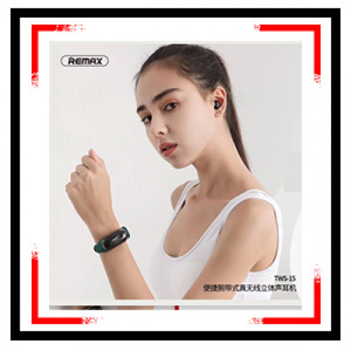 Remax TWS-15 Fashion Wristband True Wireless Stereo Earbuds | Products | B Bazar | A Big Online Market Place and Reseller Platform in Bangladesh
