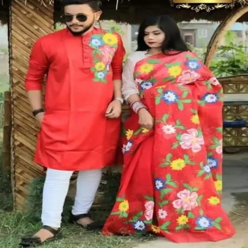 Hand Print Couple Set-23 | Products | B Bazar | A Big Online Market Place and Reseller Platform in Bangladesh