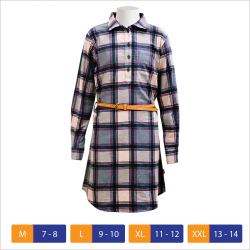 Older Girls Flannel Long Shirt   Dull Chequer | Products | B Bazar | A Big Online Market Place and Reseller Platform in Bangladesh