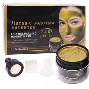 Taykoo 24k Gold Magnet Mask Mud Moisturizing Control Oil Remove Blackheads Face Cleaning Product
