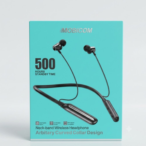 Mobicom E80 Long-Lasting Bluetooth Neckband – 500 Hours Standby | Products | B Bazar | A Big Online Market Place and Reseller Platform in Bangladesh