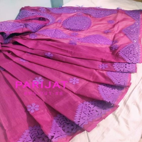 Half silk Cutwork Saree 19 | Products | B Bazar | A Big Online Market Place and Reseller Platform in Bangladesh