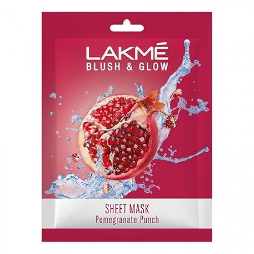 Lakme Blush & Glow Pomegranate Sheet Mask | Products | B Bazar | A Big Online Market Place and Reseller Platform in Bangladesh