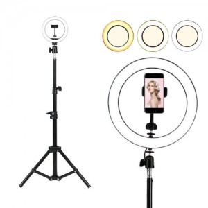Ring Light 10" Studio SET with Tripod Stand for Youtube /Facebook live Video