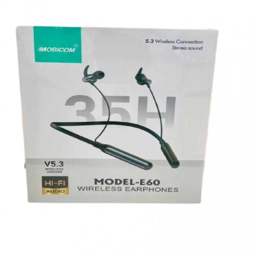Mobicom Bluetooth Neckband E-60 | Products | B Bazar | A Big Online Market Place and Reseller Platform in Bangladesh
