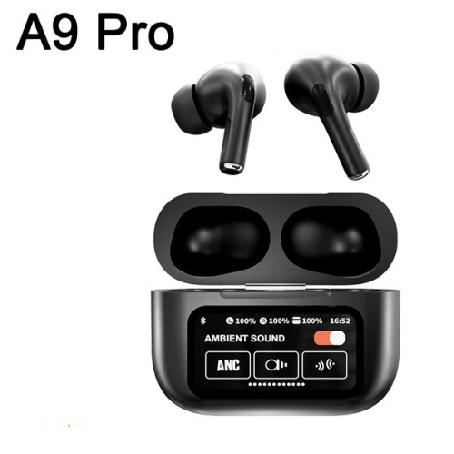 Airpods A9 Pro Touch Screen Display Wireless Airpods_ Bluetooth 5.4, Super Sound Bass ( ANC+ ENC) Type C | Products | B Bazar | A Big Online Market Place and Reseller Platform in Bangladesh