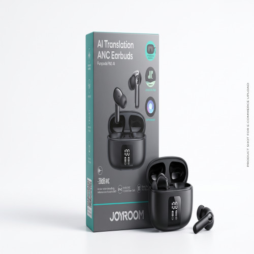 Joyroom Funpods FN3 AI Translation ANC True Wireless Earbuds with LED Display | Products | B Bazar | A Big Online Market Place and Reseller Platform in Bangladesh