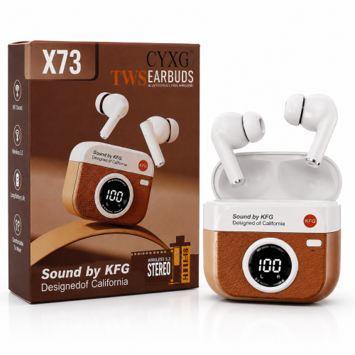 X73 TWS Wireless Earbuds Bluetooth 5.3 with Digital Display Charging Case | Products | B Bazar | A Big Online Market Place and Reseller Platform in Bangladesh