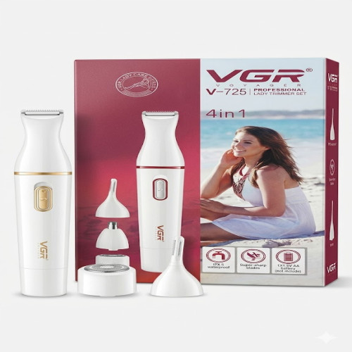 VGR V-725 4-in-1 Professional Lady Trimmer Set | Products | B Bazar | A Big Online Market Place and Reseller Platform in Bangladesh