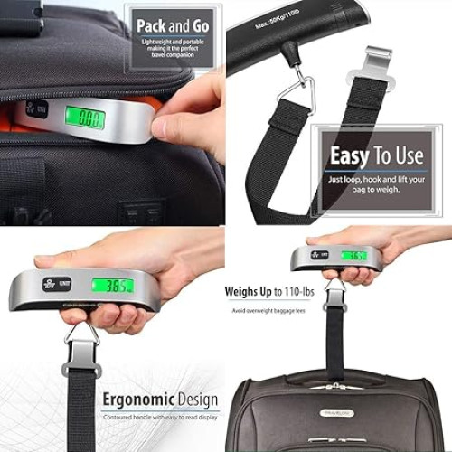 Digital Luggage Hanging Portable Pocket Scale 50kg | Products | B Bazar | A Big Online Market Place and Reseller Platform in Bangladesh